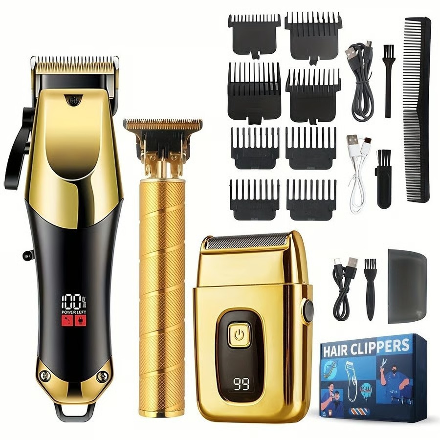 Professional Blonde Hair Clipper & Trimmer Kit for Men🪒 - Image 2
