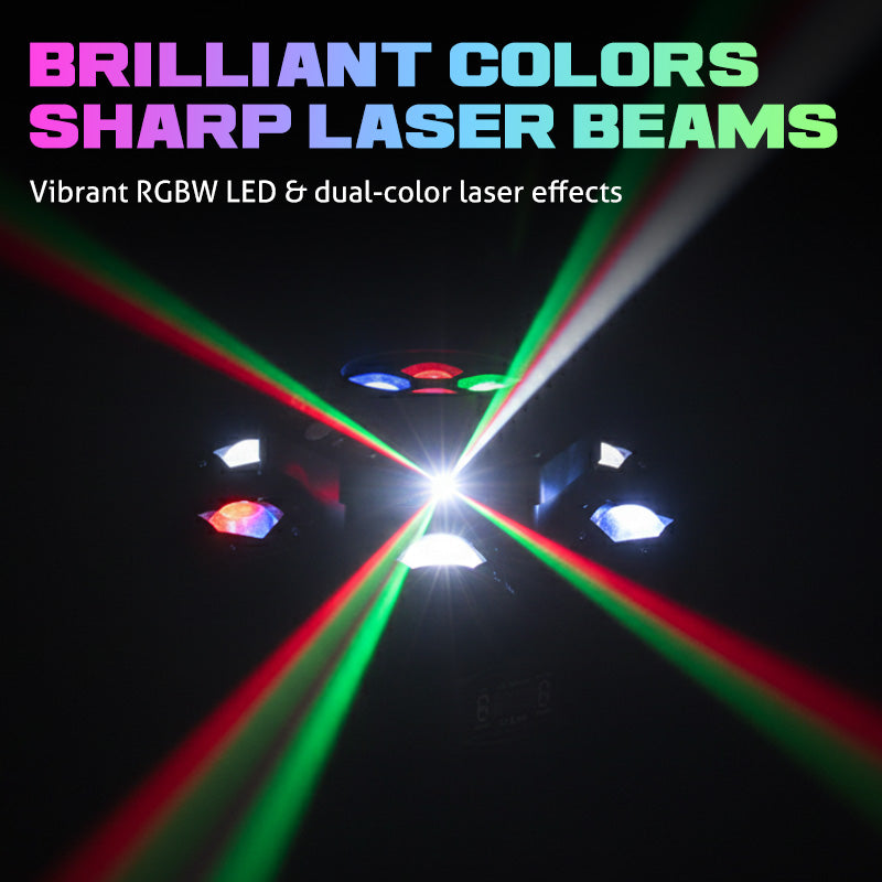 🎉Multi-Beam LED Atmosphere Light – 16 Colors, Remote Control & Easy Installation📦 - Image 4