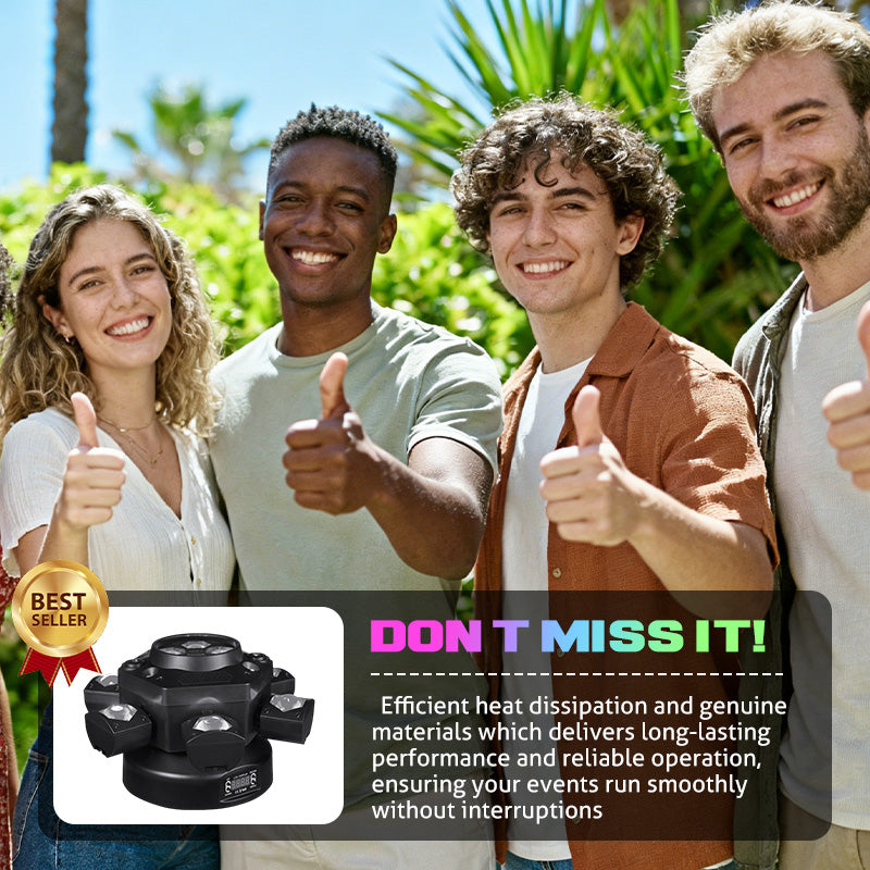 🎉Multi-Beam LED Atmosphere Light – 16 Colors, Remote Control & Easy Installation📦 - Image 7