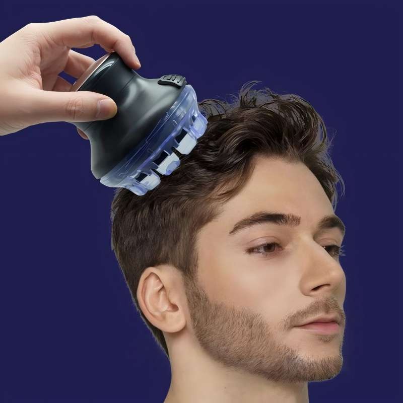 Circular Electric Hair Clipper with LED Display - Image 8