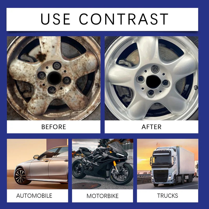 💫All-in-One Powerful Rust Remover Spray For Cars – Works on Bumpers, Exhausts & Trim, Effortless Rust Removal in Minutes - Image 3