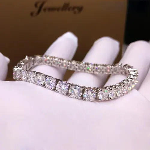 🔥🎁Sparkling Moissanite Bracelet❤️ - Image 4