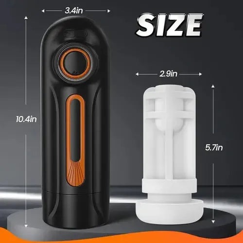 10 Thrusting 10 Vibrating 3 Sucking Heating Male Masturbator - Image 6