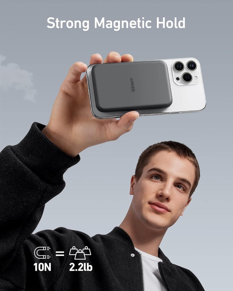 Magnetic Portable Charger Power Bank, 10,000mAh High-Speed Portable Charger - Image 2