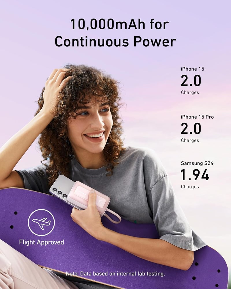 Magnetic Portable Charger Power Bank, 10,000mAh High-Speed Portable Charger - Image 5