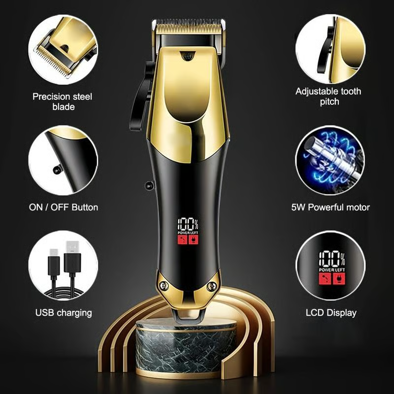 Professional Blonde Hair Clipper & Trimmer Kit for Men🪒 - Image 14