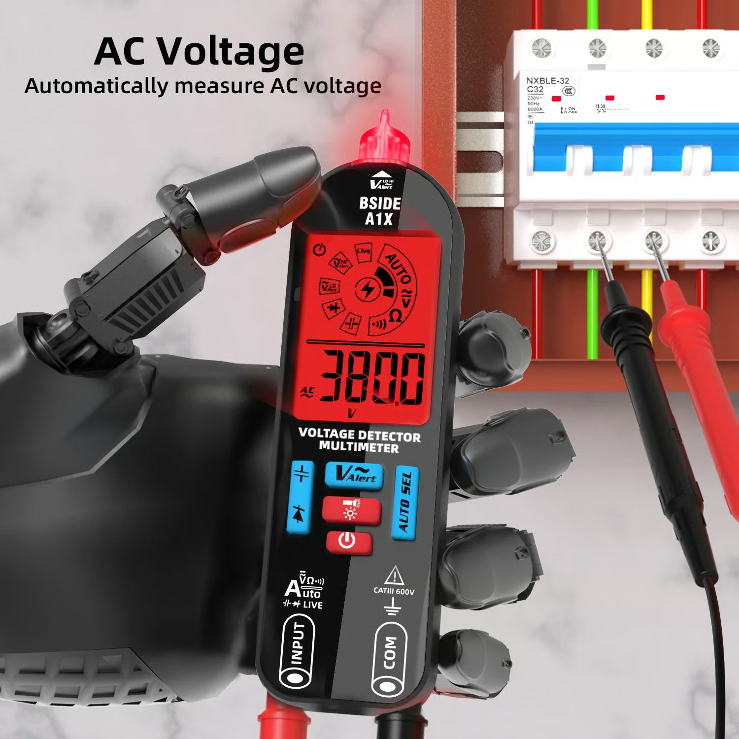 🛠️Rechargeable Smart Digital Multimeter Tester | Auto Range - Image 5
