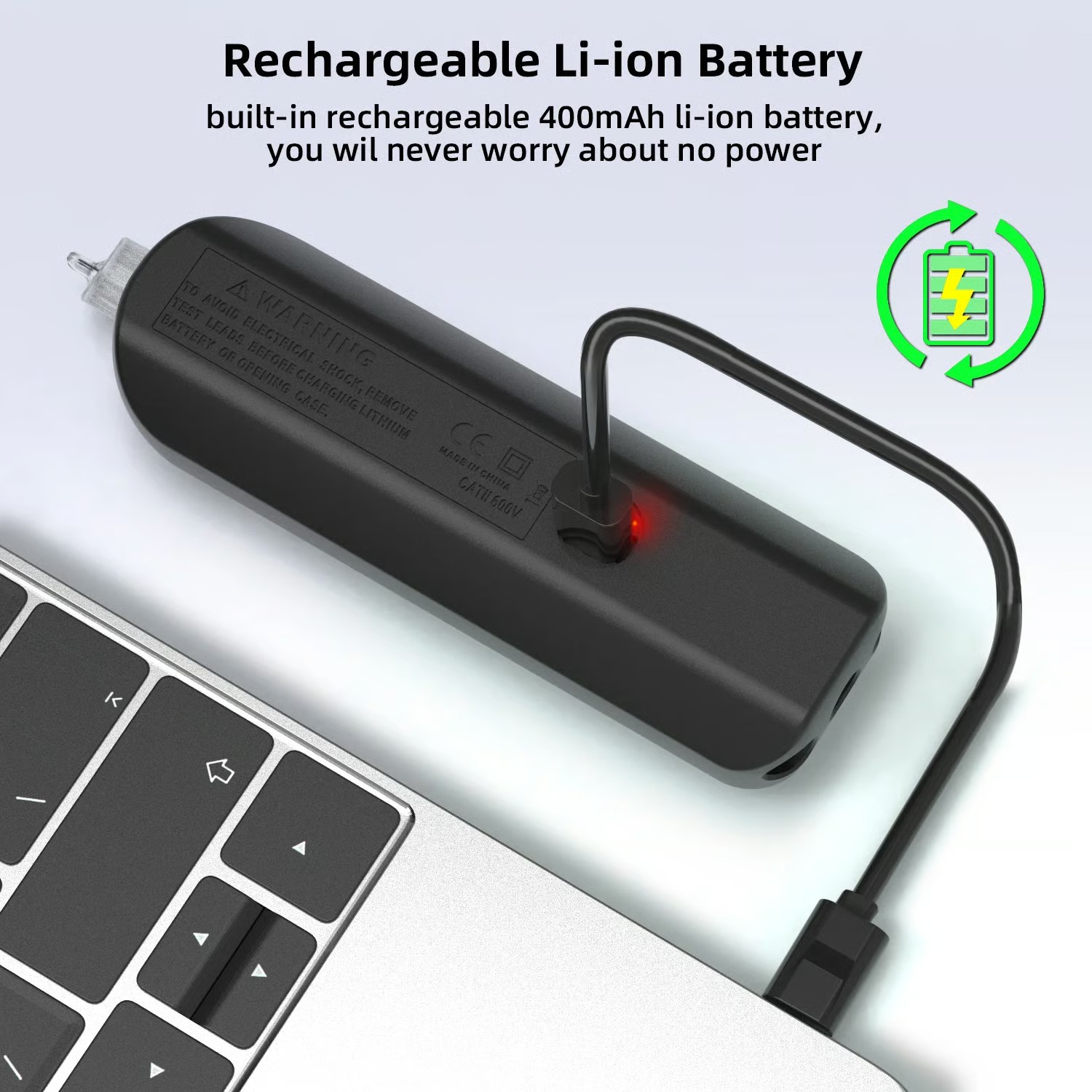 🛠️Rechargeable Smart Digital Multimeter Tester | Auto Range - Image 6