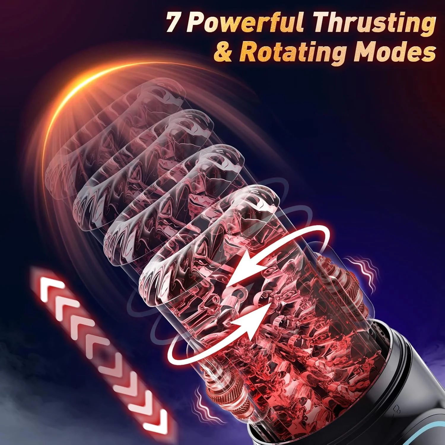 😍 Male Masturbator Penis Pump - Male Sex Toys for Men Sex Toy Pocket Pussy LCD with APP Stroker Adult Toys with 7 Thrusting 7 Rotating 5 Sucking Modes Vacuum Pumps & Enlargers🎁 - Image 24