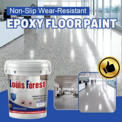 ✨High-Gloss Marble Finish Epoxy Floor Coating