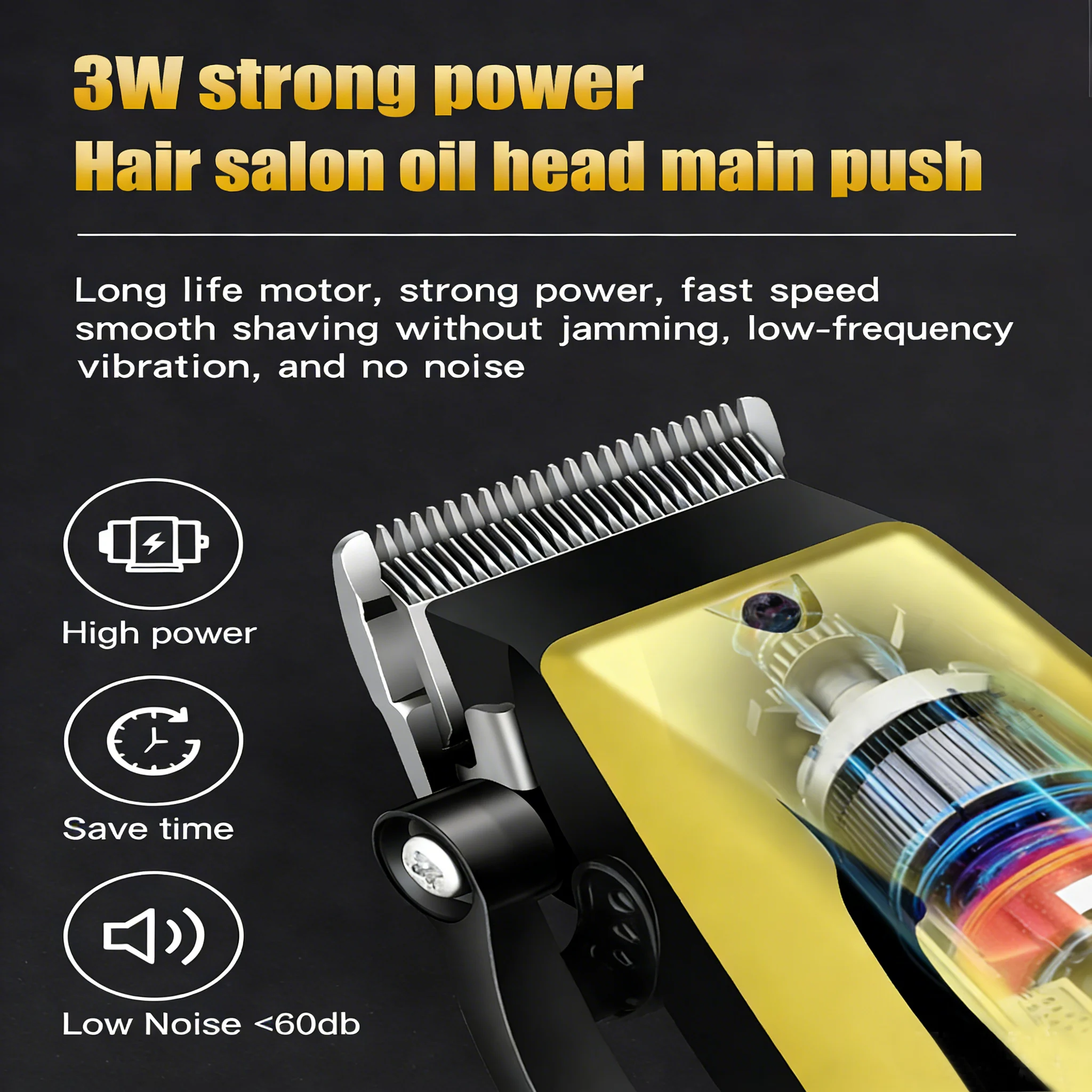 Professional Blonde Hair Clipper & Trimmer Kit for Men🪒 - Image 5