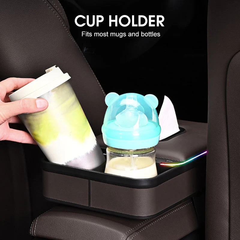 Armrest Storage Box with LED Ambient Lighting - Image 5