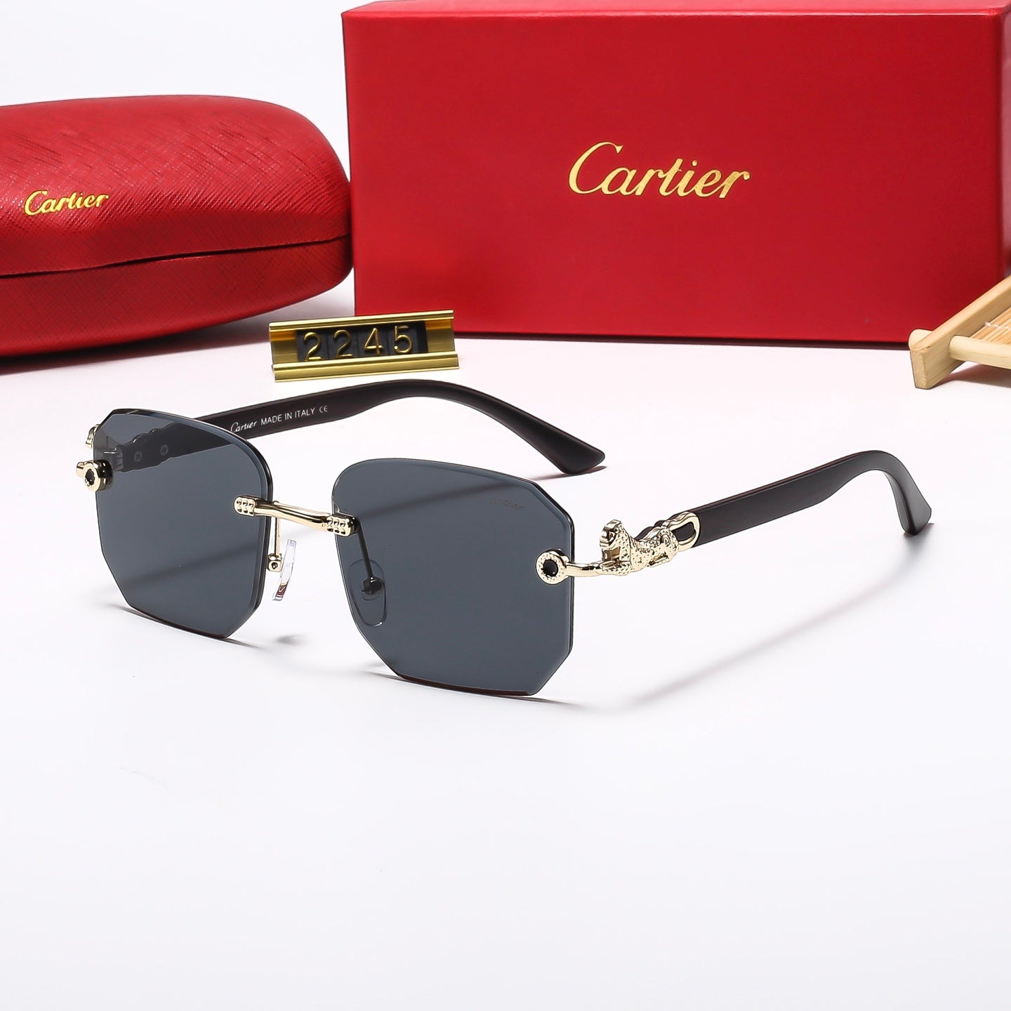 7 Colors Fashion frameless square Sunglasses - Image 2