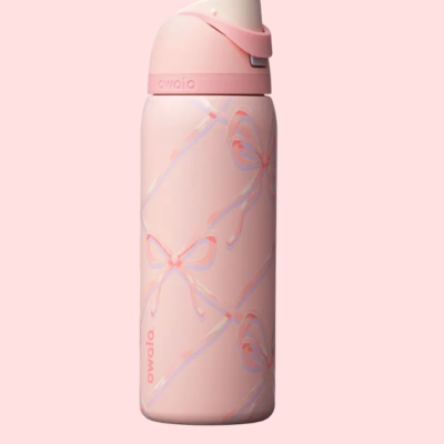 FreeSip 710 Insulated Stainless Steel Water Bottle with Straw. Insulated Water Bottle Keep Cold 24H, Leak-Proof